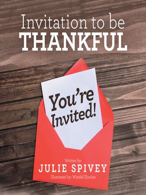 cover image of Invitation to Be Thankful